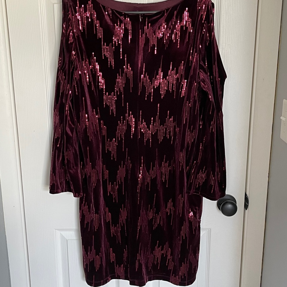 Jessica Howard Velvet/Sequin Dress
